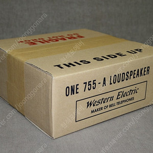 웨스턴 Western Electric WE 755A 스피커 카톤 박스 복각품 1개