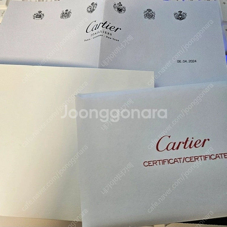 까르띠에 러브링 ( 웨딩링 ) 새상품급 저렴하게 판매합...--0