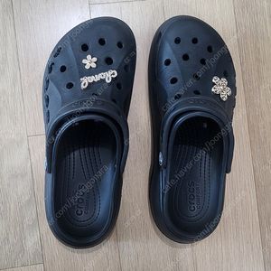 클로그 블랙 W7 235사이즈 거의 새것 굽있는 샌들