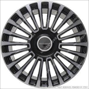 20인치 만소리ST 블랙클리어 폴리쉬 신품휠 1대분