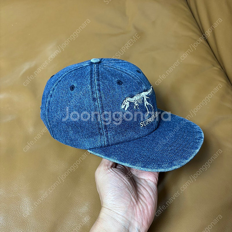 Supreme 슈프림 쥬라기 워시드 데님 6패널 볼캡 ...--2