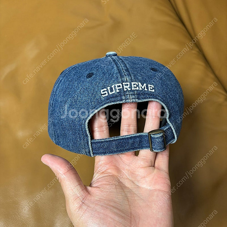 Supreme 슈프림 쥬라기 워시드 데님 6패널 볼캡 ...--6