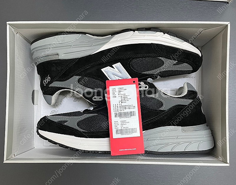 [270] 뉴발란스 993 Made in USA 블랙--0