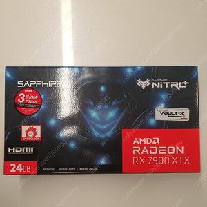 Sapphire RX 7900 XTX Nitro+ Vapor-x 그래픽 카드 팝니다.