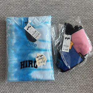 히로 타이다잉 테리가운(L) + glgk 보틀백(F)