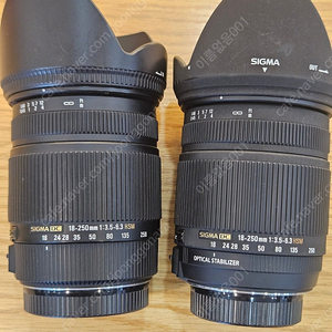 시그마 18-250mm 렌즈 부품용 팝니다. [캐논/니콘]