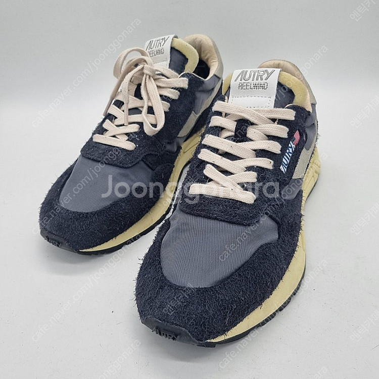 오트리 릴윈드 로우 나일론 스웨이드 스니커즈 블랙 남성 285mm--0