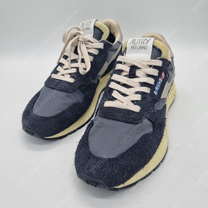 오트리 릴윈드 로우 나일론 스웨이드 스니커즈 블랙 남성 285mm