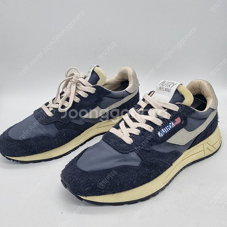 오트리 릴윈드 로우 나일론 스웨이드 스니커즈 블랙 남성 285mm--1