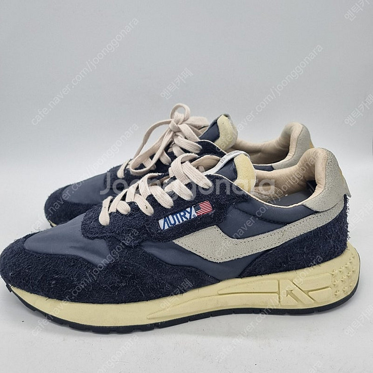 오트리 릴윈드 로우 나일론 스웨이드 스니커즈 블랙 남성 285mm--3