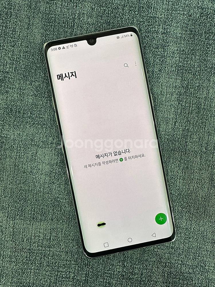 LG 벨벳 128G 화이트 21년 1월개통 무잔상 작은...--3