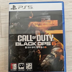 ps5타이틀 콜오브 듀티 블랙옵스6 판매합니다