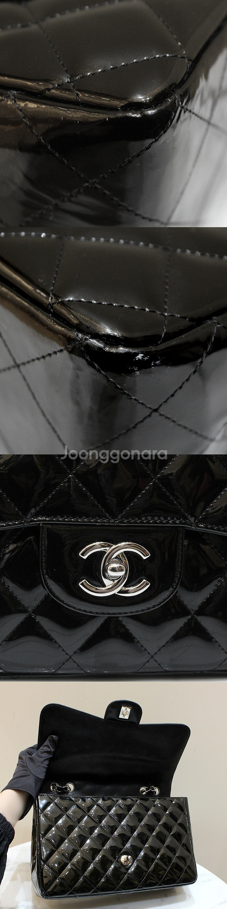 [명품다올동래] 샤넬 페이던트 클래식 라지 점보 숄더백...--3