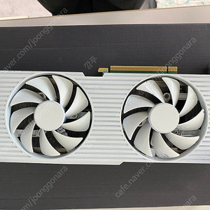 HP 3080 10GB 그래픽카드 (화이트로 직접 염색)