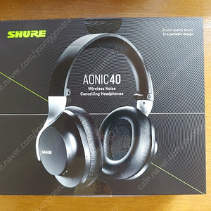 SHURE AONIC 40 블루투스 헤드폰 블랙