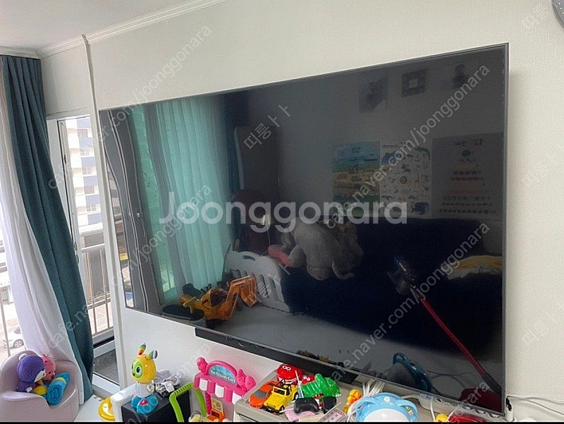 [상태최상] 삼성 85인치 티비 TV 텔레비젼, 벽걸이...--0