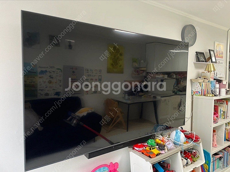 [상태최상] 삼성 85인치 티비 TV 텔레비젼, 벽걸이...--1