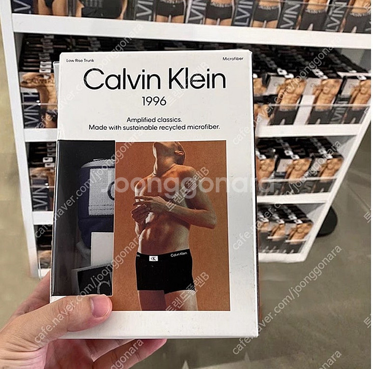 Calvin Klein 맨스 로우 라이즈 트렁크 3팩 ...--0