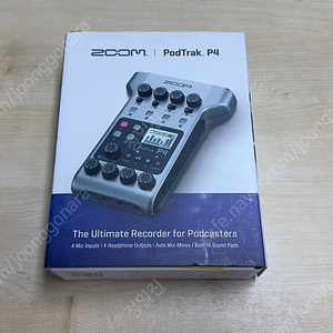Zoom PodTrack P4 오디오레코더(일본내수, 정품 / 미사용)