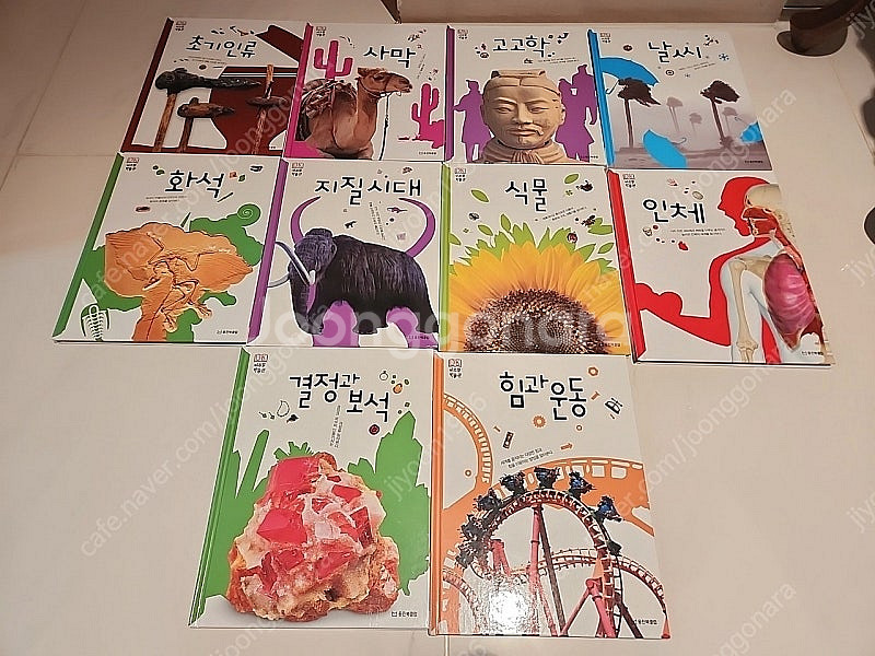 웅진 비주얼박물관 웅진북클럽 책 10권 아동책 10권--0