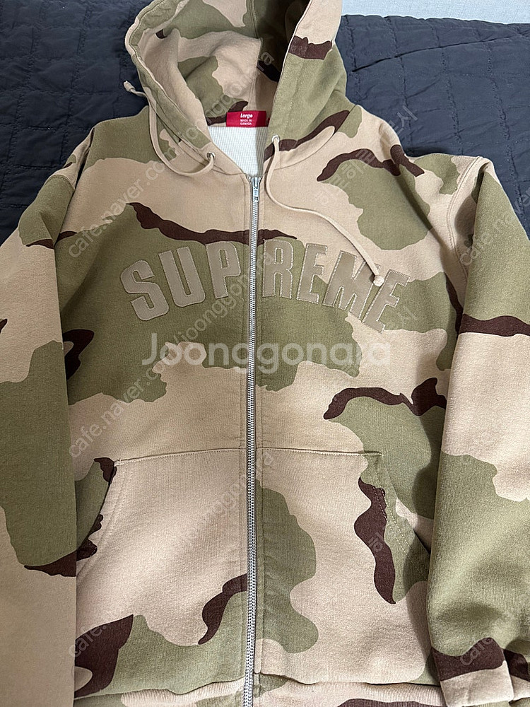 슈프림 데저트 카모 후드집업 L--0