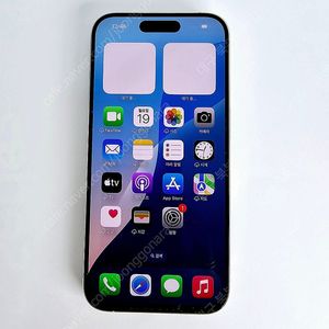 애플 아이폰15프로 256GB 화이트티타늄 86% 특A급 중고폰 북부모바일