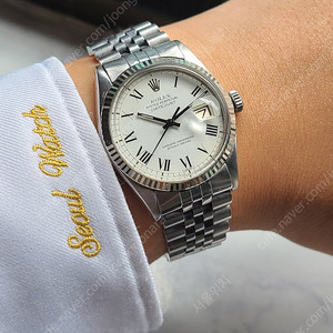 [정품] 롤렉스 데이저스트 버클리 아이보리 다이얼 소장품 빈티지 (Rolex Datejust Fluted Buckley Ivory NOS)