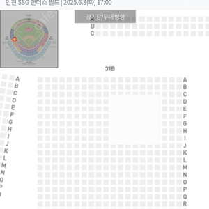 정가)SSG랜더스필드 3루 삼성라이온즈 응원지정석 2연석