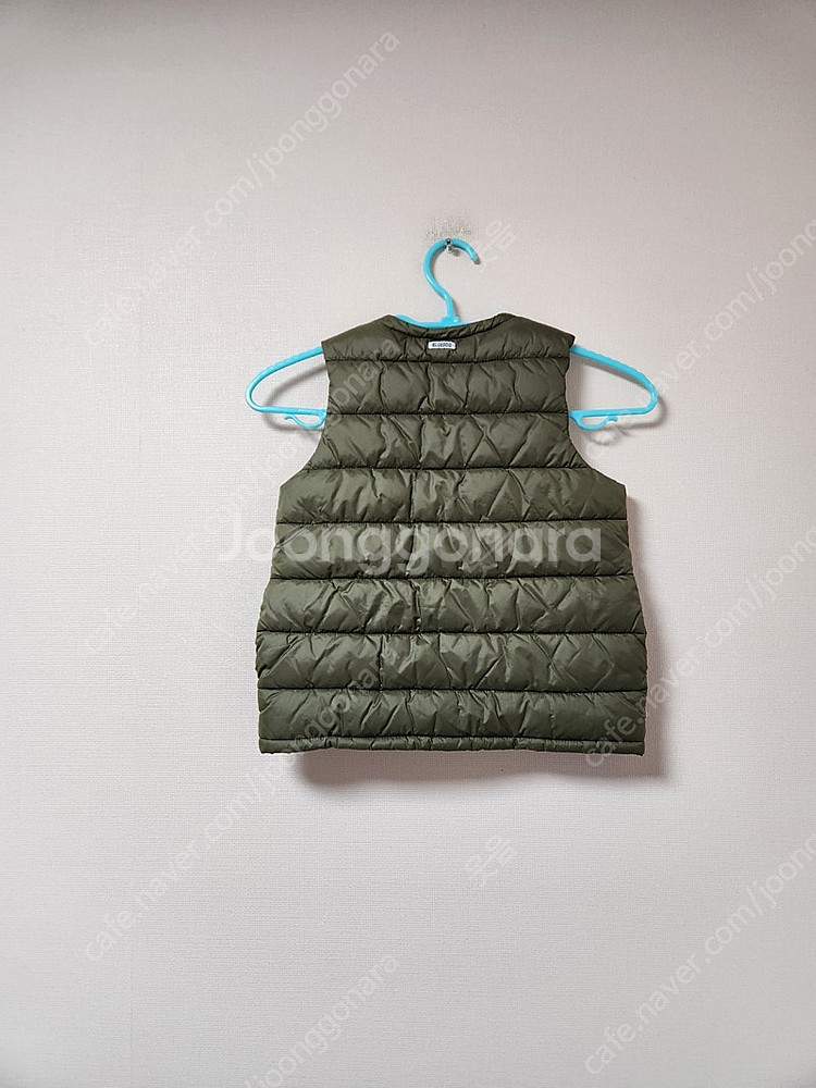 110사이즈(아동용) 블루독 카키색 패딩조끼--1