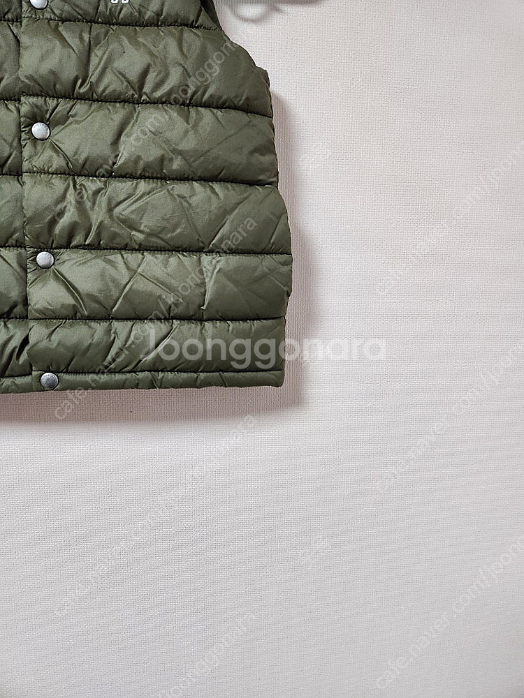 110사이즈(아동용) 블루독 카키색 패딩조끼--4