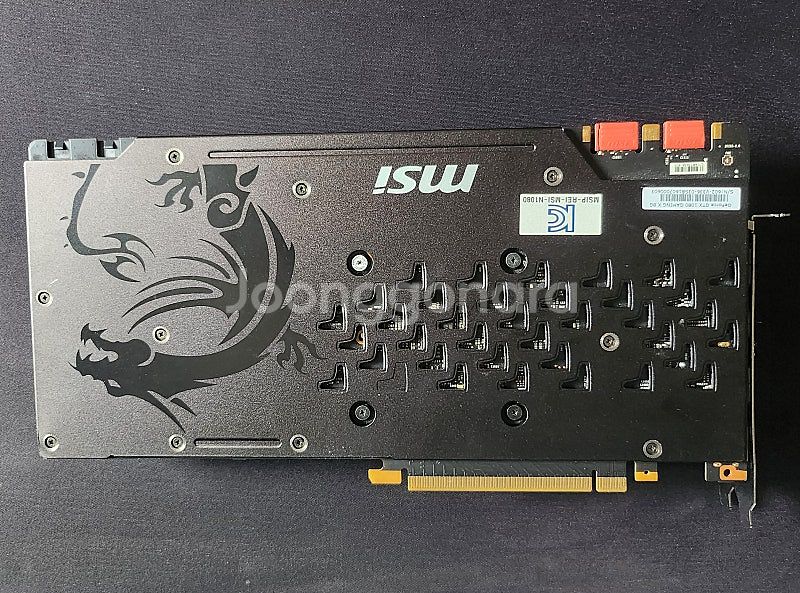 고장난 msi 1080 8gb--2