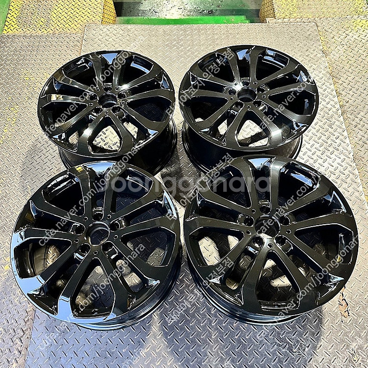 19인치 벤츠 GLE 350d 유광블랙 순정휠 1대분--0
