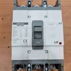 LS MCCB ABS203 125A, ABS104C 75A, ABS104C 125A, ABS204C 150A 이미지