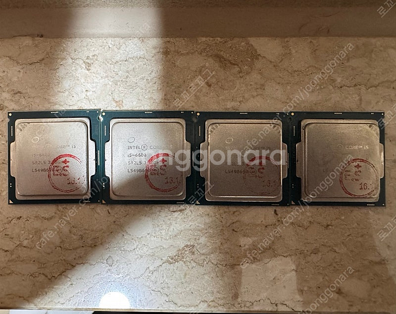 CPU Intel i5-6600 4개--0
