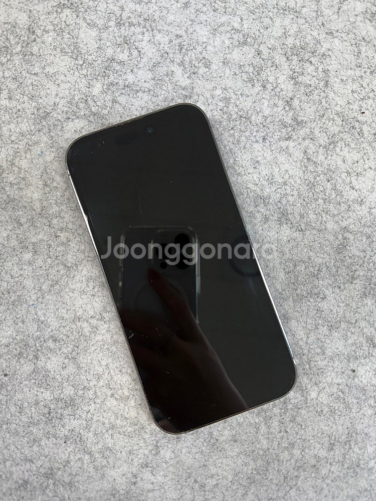 (자급제)아이폰14프로 퍼플 256G 미파손 깨끗한 단...--2