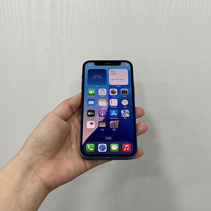 89690 아이폰12미니 블루 128GB 부산 중고폰 팝니다 25만원