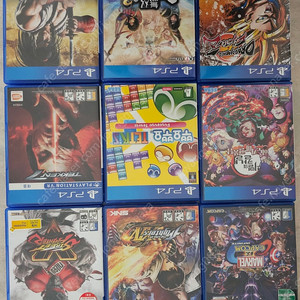 PS4 게임 9개 판매합니다