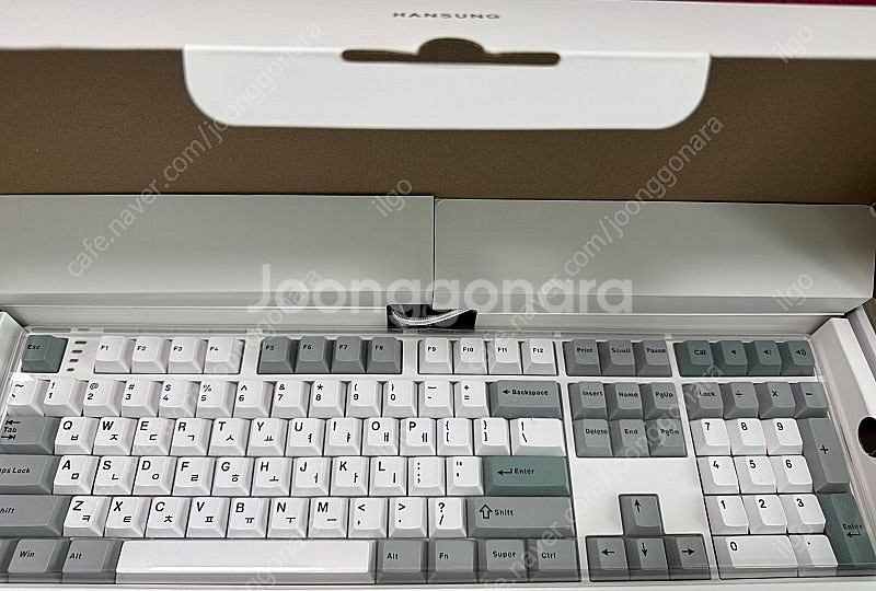 한성컴퓨터 GK798 PRO 키보드 저소음 딥블루 뽀송--1
