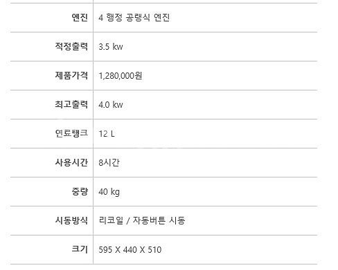 35[판매] H4500IE 4키로 무소음 발전기 저소음...--5