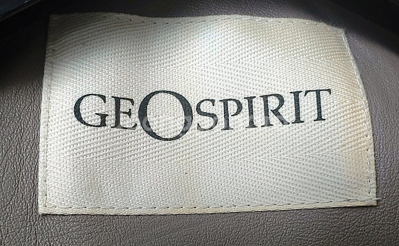 **Gama GeoSpirit 베이지 가죽 쟈켓,재킷,...--2