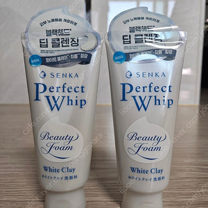 센카 퍼펙트휩 화이트클레이 120g 2개(일괄 판매)