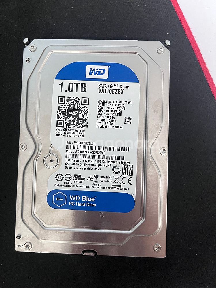 WD 1tb HDD 내장 하드디스크--0