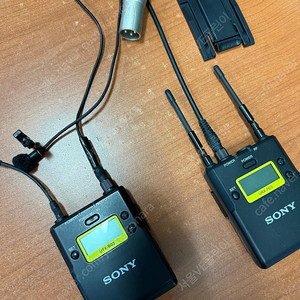소니 무선 마이크 송수신기 UTX-B03 / URX-P03