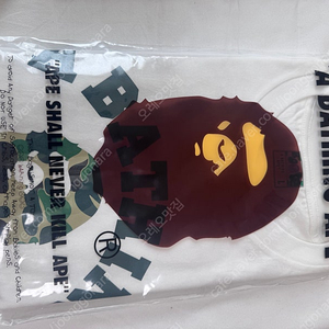 베이프 카모 반팔 팝니다 M L XL