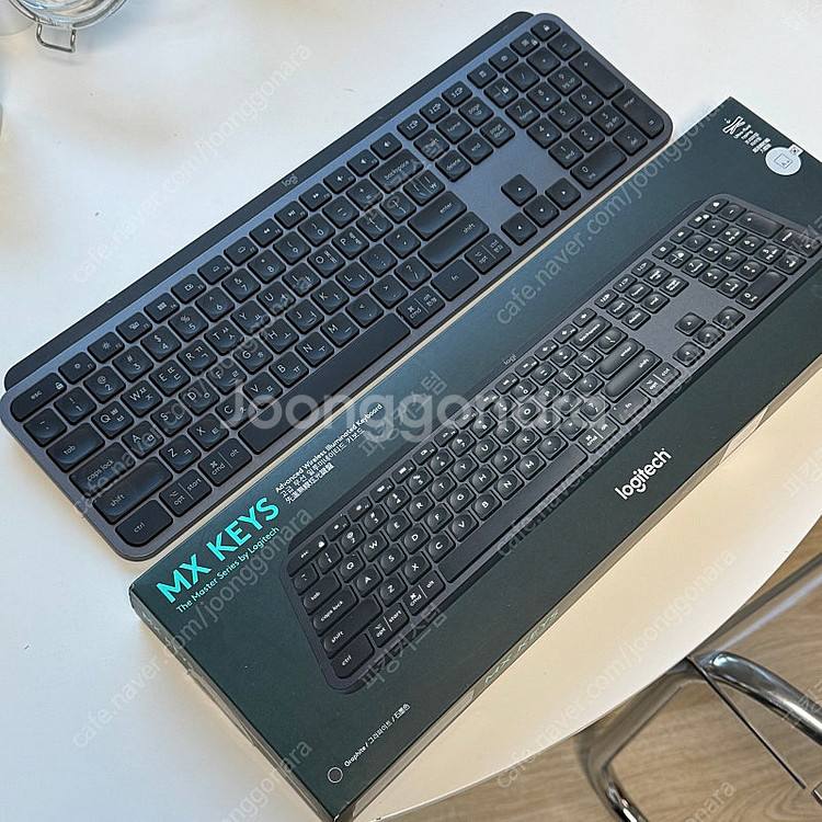 로지텍 MX KEYS 무선 블루투스 키보드 로지텍코리아...--1