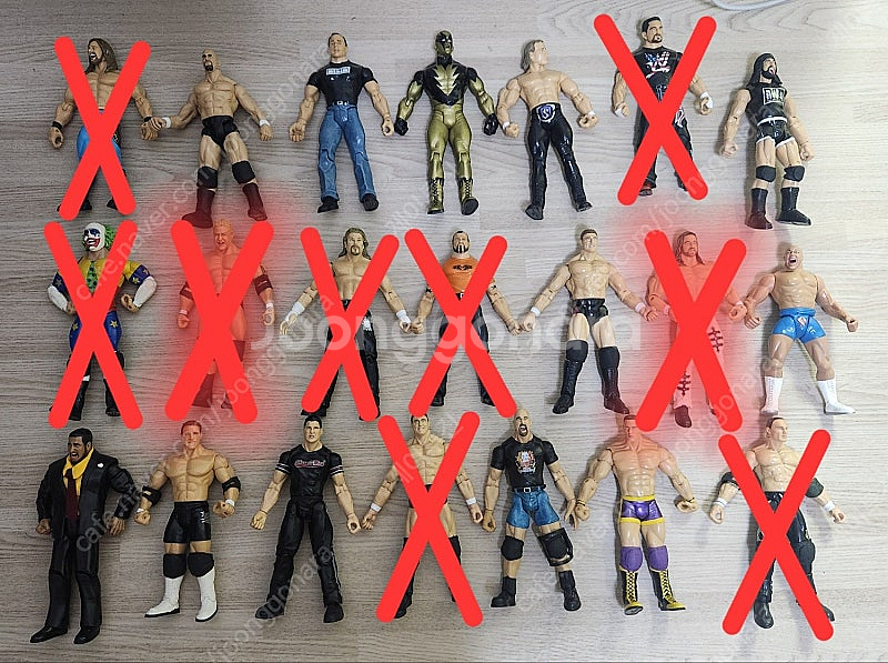 고전 WWE 피규어들 저렴하게 대량 정리 합니다, 희귀...--0