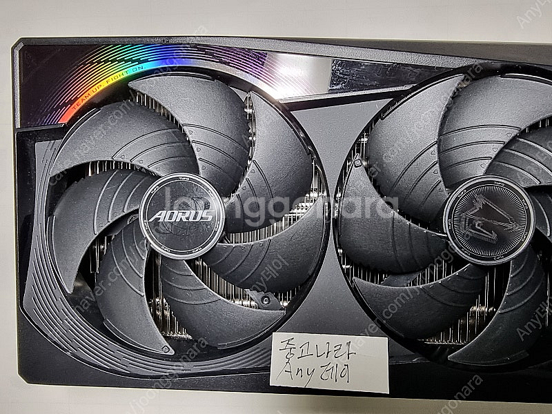 기가바이트 RTX 5080 어로스 마스터 제이씨현 판매--5