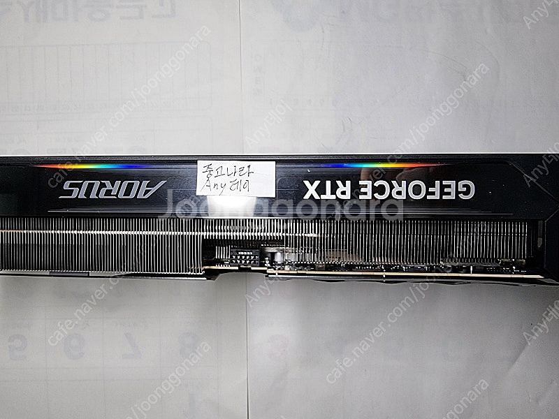 기가바이트 RTX 5080 어로스 마스터 제이씨현 판매--6