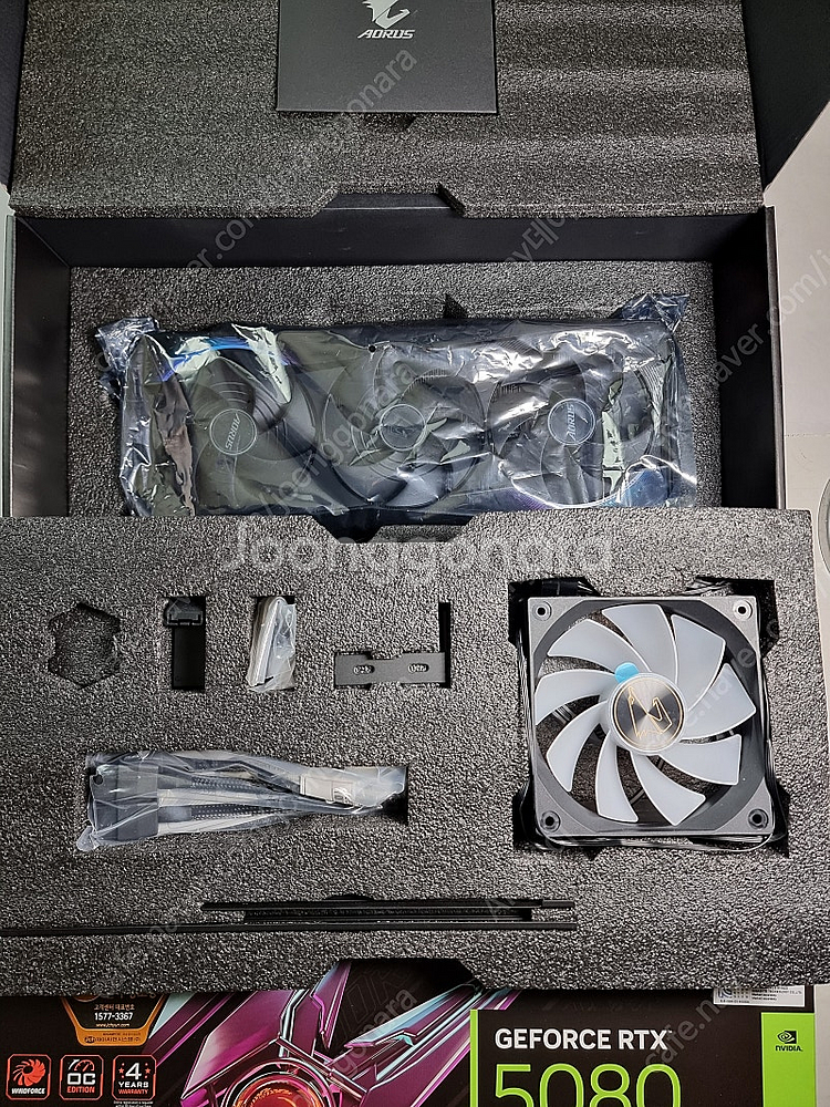 기가바이트 RTX 5080 어로스 마스터 제이씨현 판매--9
