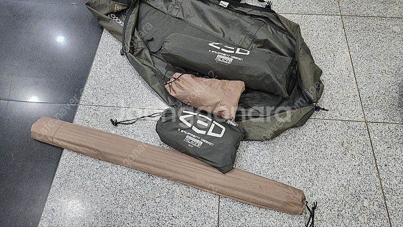제드 오토듀얼팔레스4 차박용 도킹텐트--2